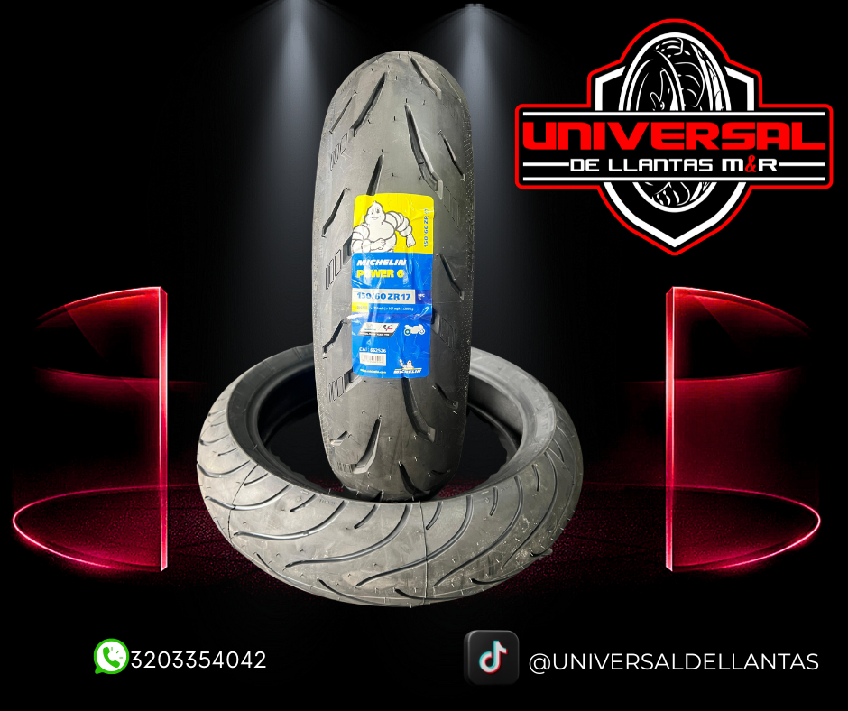 LLANTA MICHELIN 150/60-17 ZR 66W POWER 6 R TL