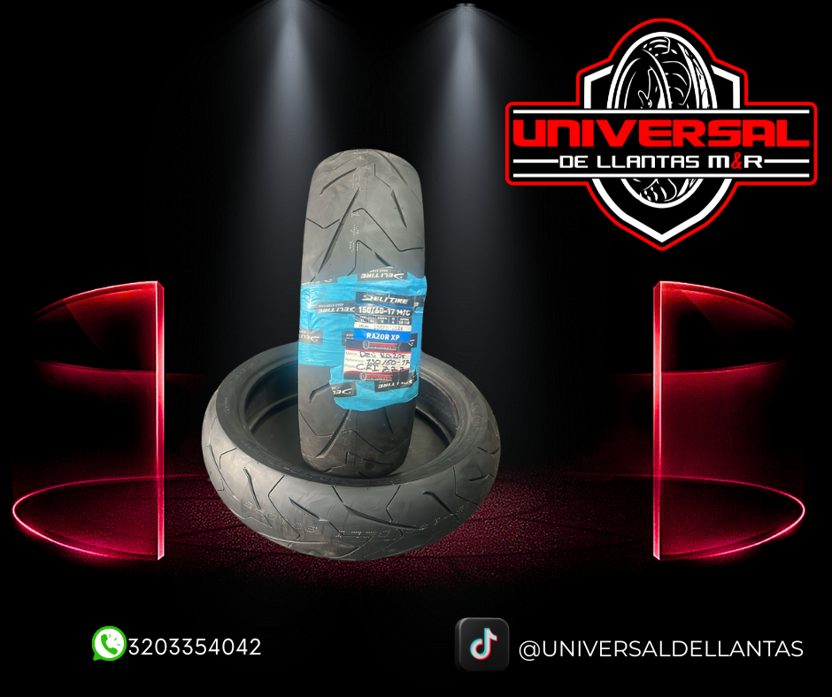 LLANTA DELI TIRE 150/60-17 SB-148 RAZOR XP