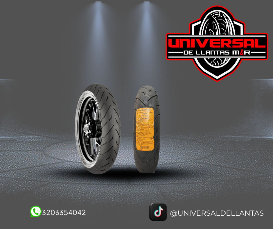 LLANTA CONTINENTAL 120/70-17 (54W) TL CONTIROAD
