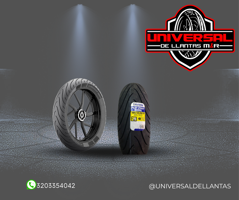 LLANTA MICHELIN PILOT STREET 180/55-17 ZR 73W