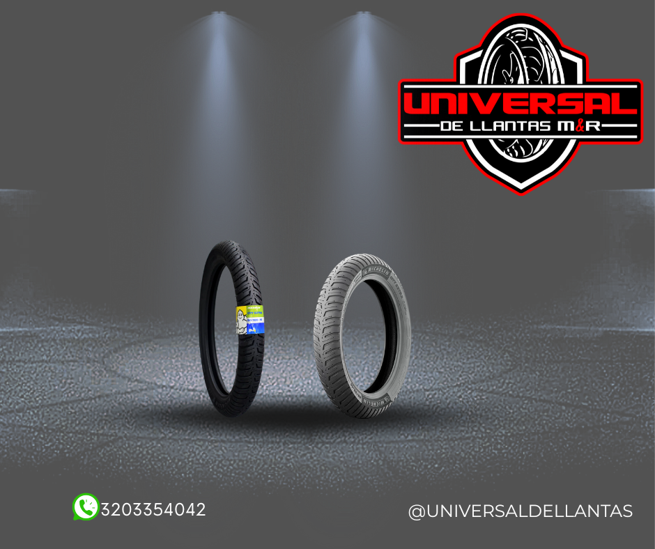 LLANTA MICHELIN CITY EXTRA 80/100-18 Tubeless Rp