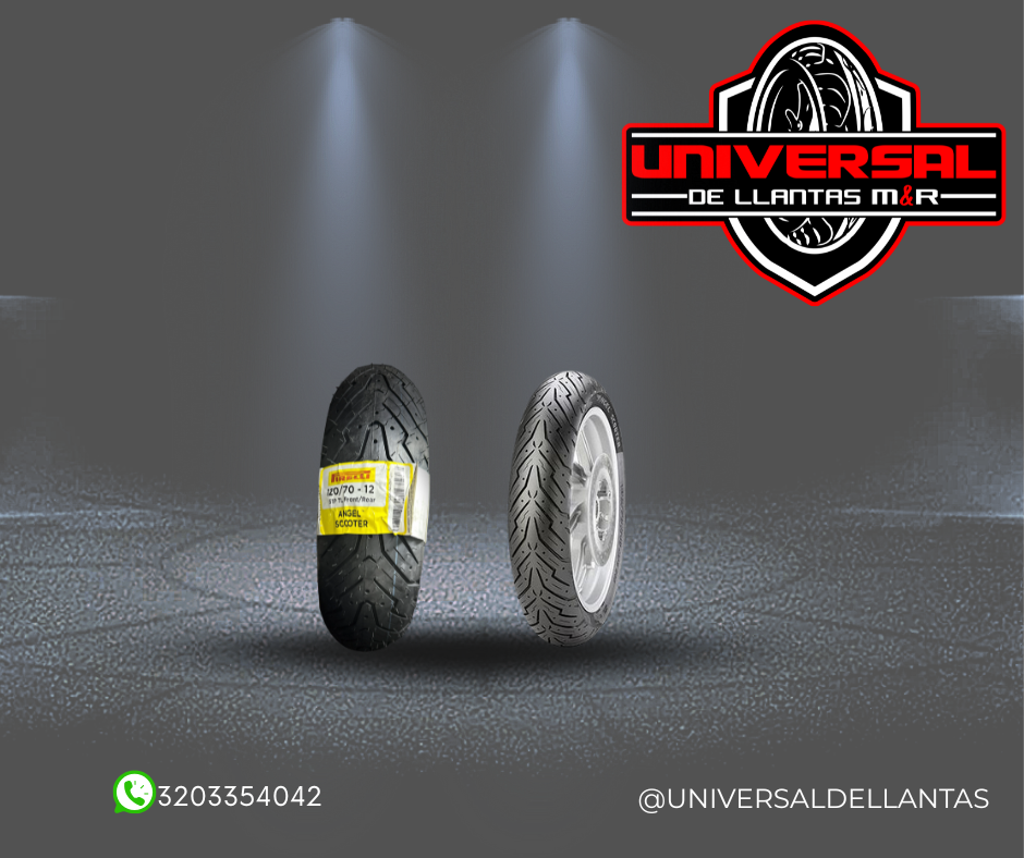 LLANTA PIRELLI 120/70-12 ANGEL SCOOTER TL 51P