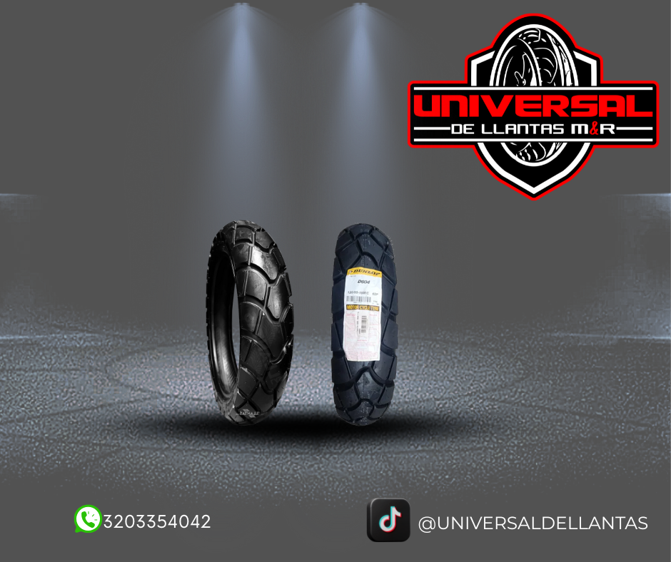 LLANTA DUNLOP D604 120/80-17 TL