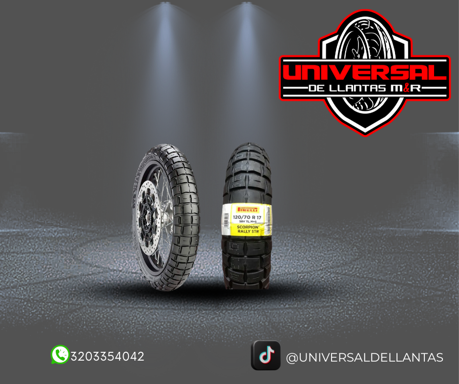 LLANTA PIRELLI 120/70-17 R M/CTL 58VM+S SCORPION RALLY