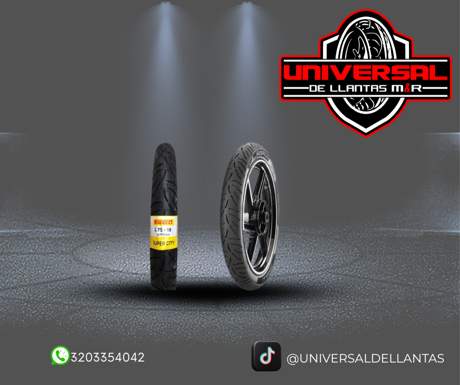 LLANTA PIRELLI 2.75-18 SUPER CITY TT