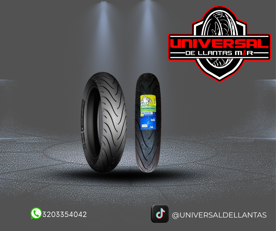 LLANTA MICHELIN PILOT STREET  130/70-17 R Tubeless (Alto CC) Rp