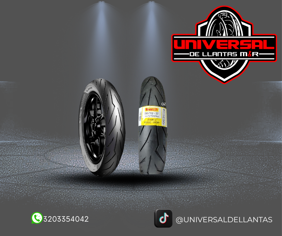 LLANTA PIRELLI 110/70-17 DIABLO ROSSO SPORT