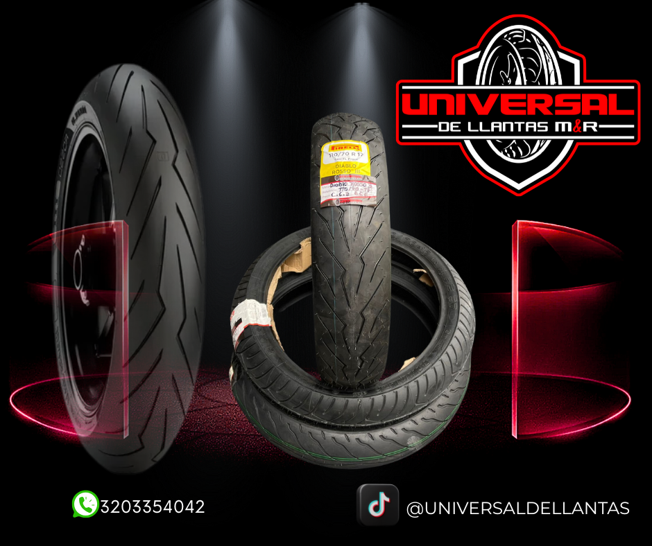 LLANTA PIRELLI 110/70-17 R DIABLO ROSSO 3