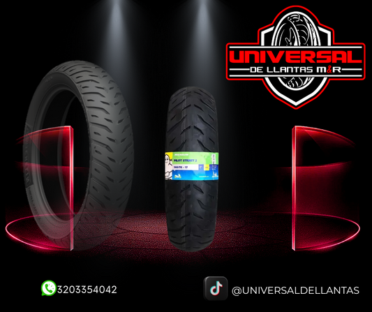 LLANTA MICHELIN PILOT STREET 2 140/70-17 Tubeles Rp