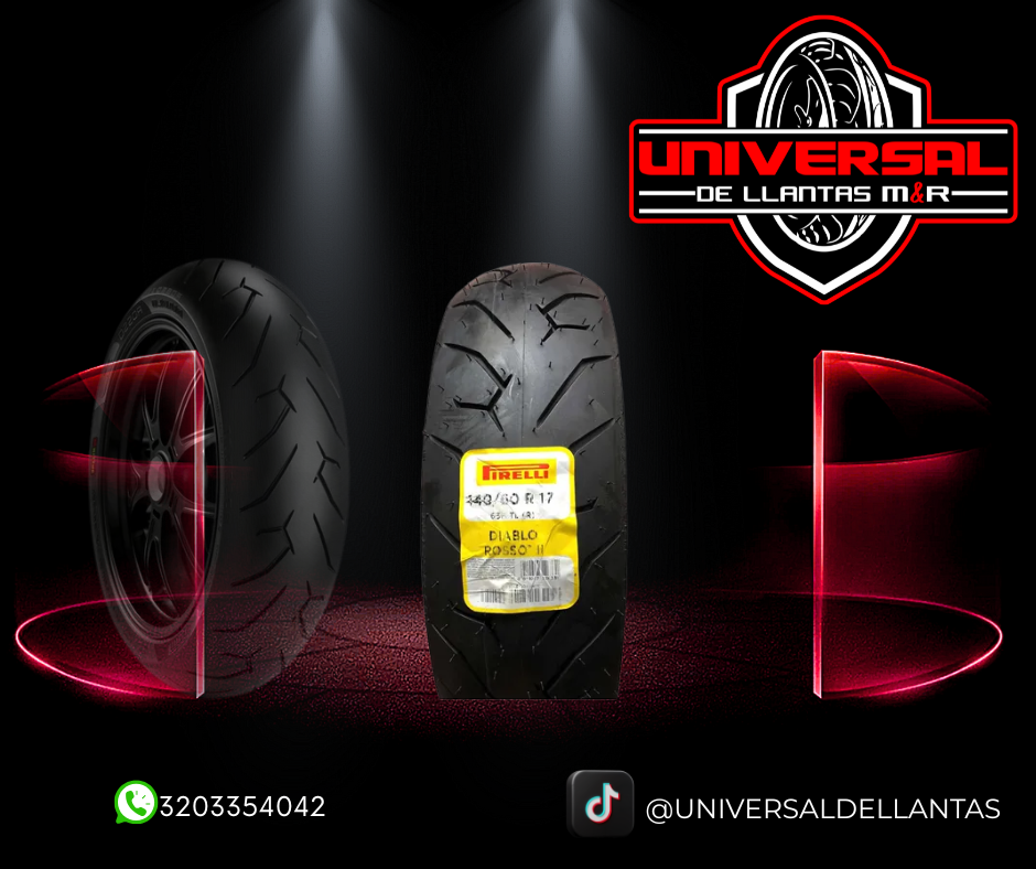 LLANTA PIRELLI DIABLO ROSSO 2 140/60-17 RADIAL