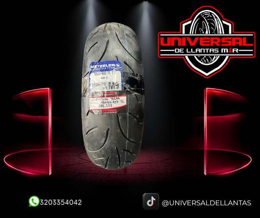 LLANTA METZELLER TECM9 150/60-17 R TL RP