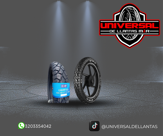 LLANTA CEAT 100/90-17 GRIPP X5 TL