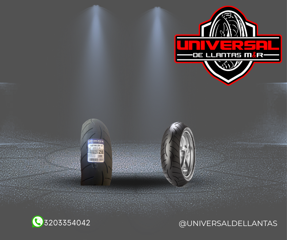 LLANTA METZELLER 160/60-17 ROADTZ8 ZR TL Rp