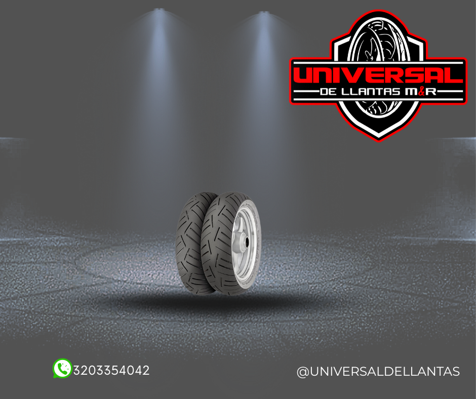 LLANTA CONTINENTAL 140/70-14 M/C 68S TL ContiScoot
