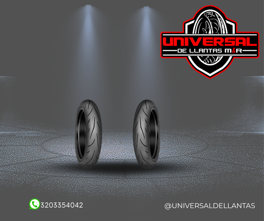 LLANTA MITAS 100/80 - 17 SPORT FORCE+ TL 52H