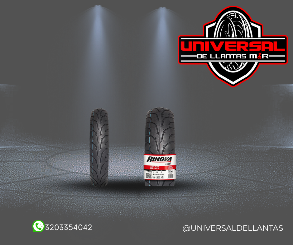LLANTA RINOVA 110/70-17 RT-387 TL 54L TIRES