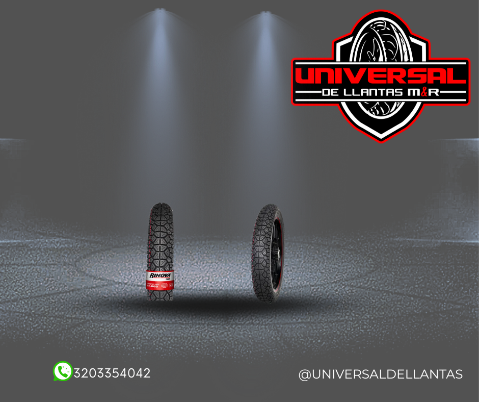 LLANTA RINOVA 100/90-18 RT-668 TL 68L TIRES