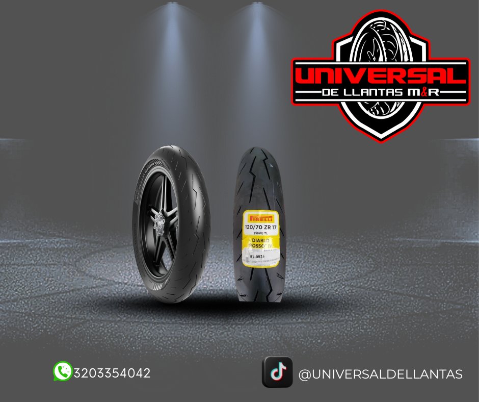 LLANTA PIRELLI 120/70-17 TL DIABLO ROSSO IV