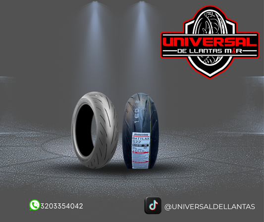 LLANTA BRIDGESTONE 190/55-17 ZR 75W BATTLAX S22