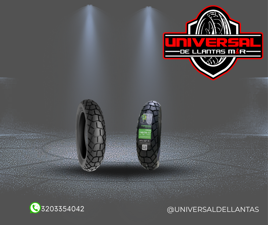 LLANTA TIMSUN 140/70-17 TL DOBLE PROPOSITO TS822