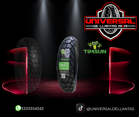 LLANTA TIMSUN 130/70-17 TL DOBLE PROPOSITO.TS822