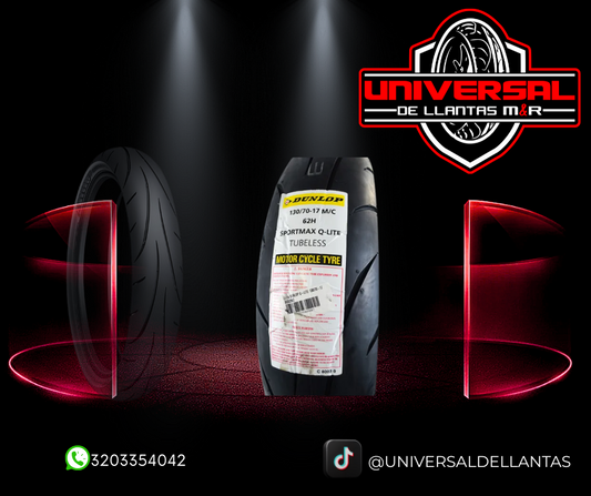 LLANTA  DUNLOP 130/70-17 M TL Q-LITE 62H