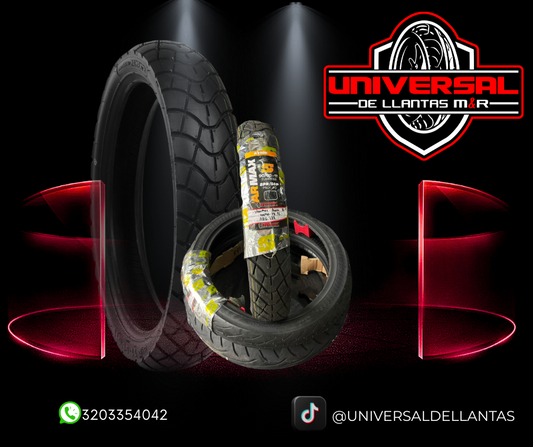 LLANTA STARMAX 90/90-17 TL 8PR (56P) (D/T) AVIOR RD69Y