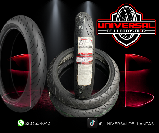 LLANTA BRIDGESTONE S22 110/70-17 R M/C 54H BATTLAX