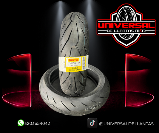 LLANTA PIRELLI 150/60-17 DIABLO ROSSO SPORT