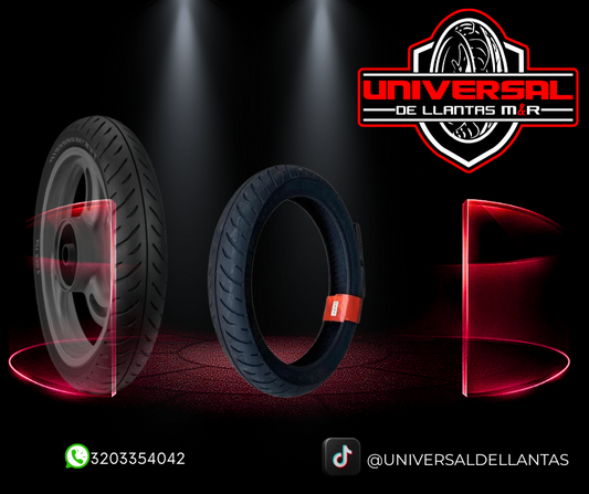 LLANTA EUROGRIP 100/80-17 52P ATT230F TBL TVS