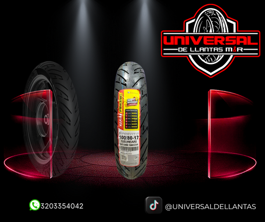 LLANTA ASPIRA 100/80-17 SPORTIVO TL R